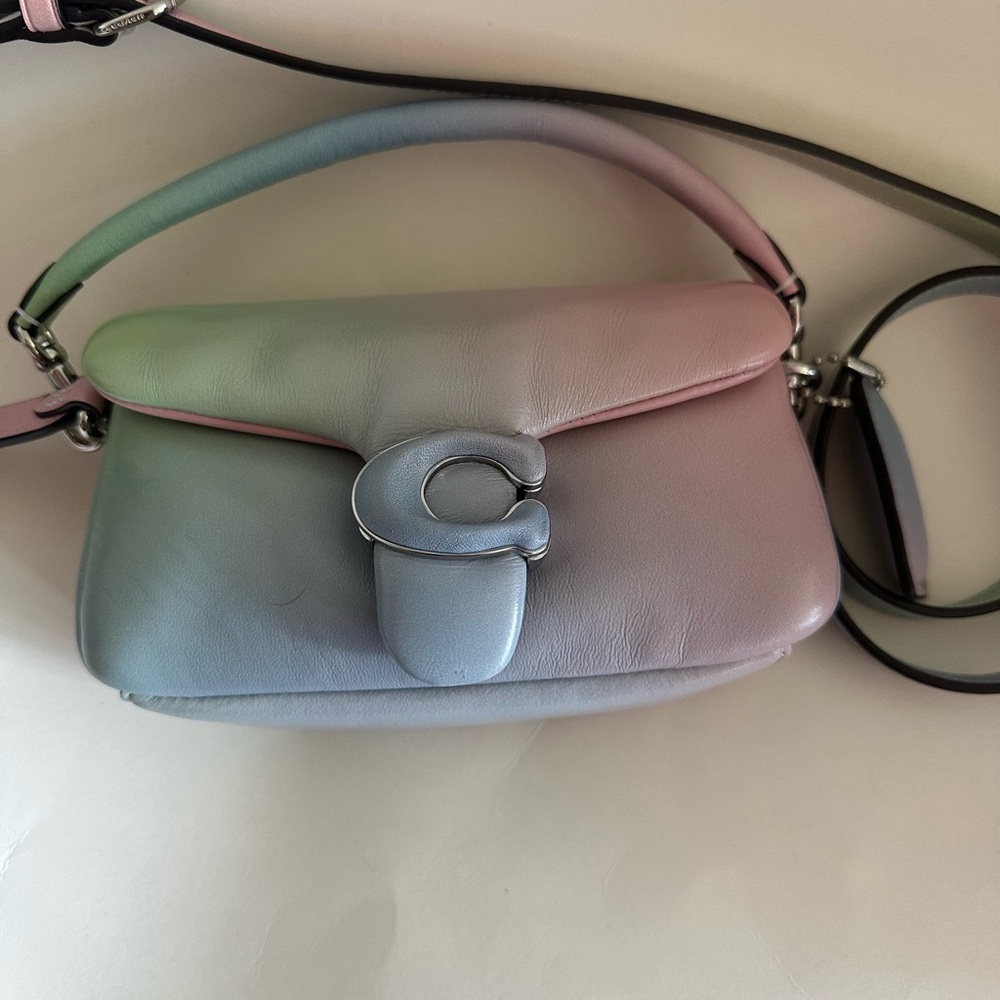 Coach Pillow Tabby 18 Mini Ombre Leather Bag - Picture 2 of 9